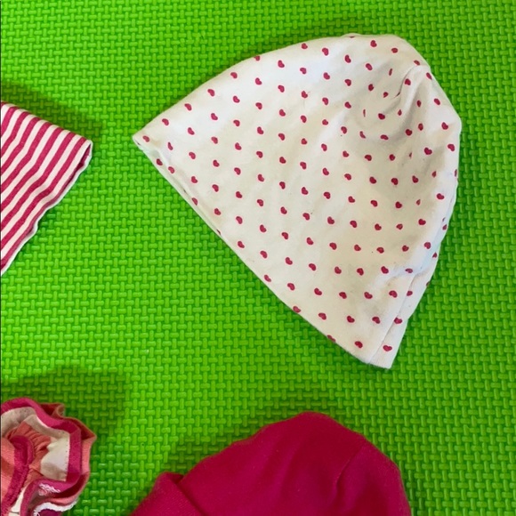 Newborn Baby Girl Beanie Hat Set - Picture 4 of 6